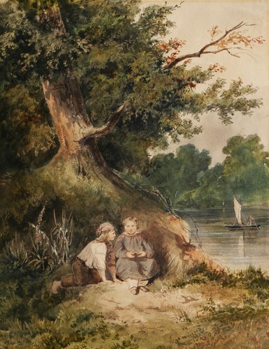 Aquarelle dessin romantique