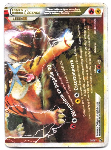 Carte pokémon entei raikou - carte,