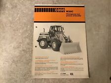 CASE W 20 C chargeuse sur pneus publicité documentation brochure d époque