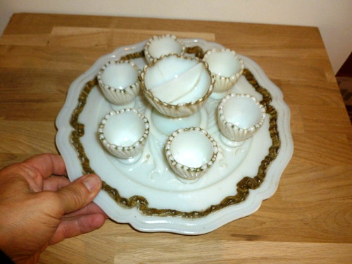 Rare service oeufs louis xv - à,
