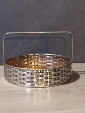 Corbeille à Fruit , Pain , Ancienne Métal Argenté , Old silver metal 