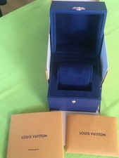 LOUIS VUITTON : ECRIN BOITE MONTRE WATCH BOX CASE & Livret Booklet