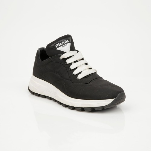 Prada baskets tissu noires - prada,