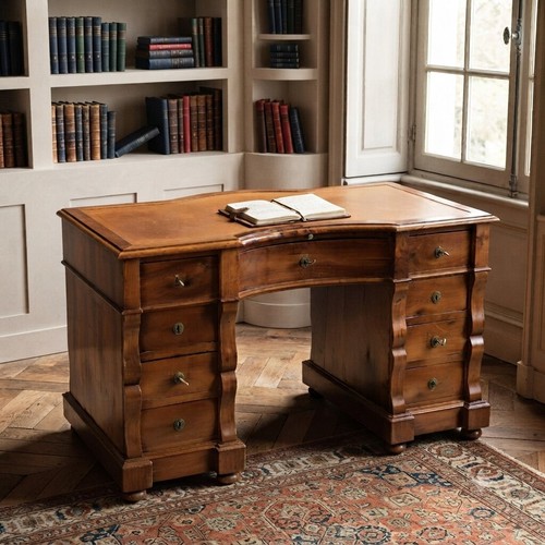 Bureau umbertino ancien noyer - bureau,