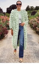 ZARA MANTEAU LONG PÉTAL