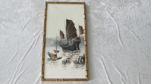 Painting canvas navy - painting,