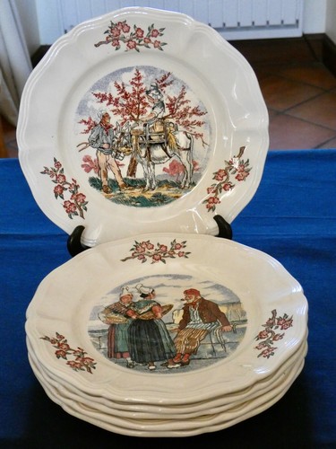 Belle série assiettes - 6,