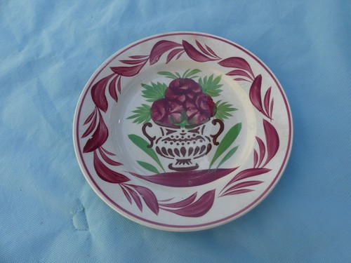 Assiette plate ancienne - , opaque