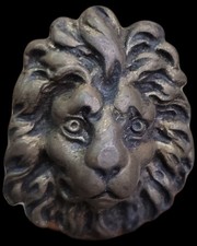 Petite Tete De Lion En Bronze