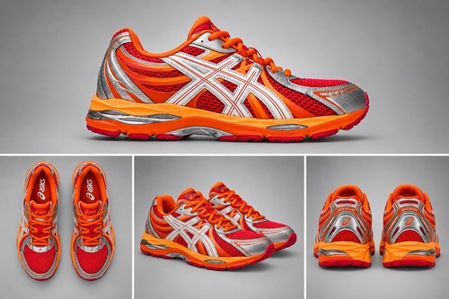 Asics gel sekiran rouge orange - asics, gel-sekiran