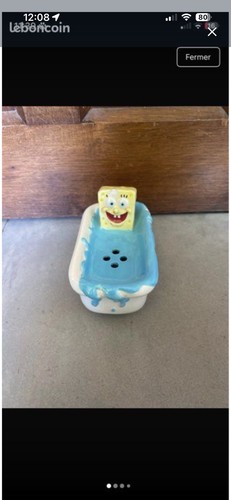 Porte savon bob eponge - porte,