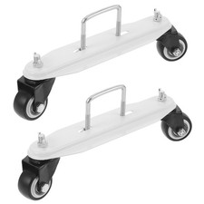  Support de radiateur à roulettes pivotantes (1 paire) - Cadre de support à