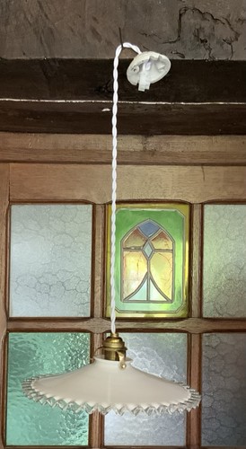 Ancienne suspension lustre - suspension,