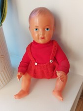 Ancien baigneur SNF 3 35 Cm Yeux Peints 