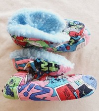 Chaussons fourrés bleu neufs taille 20/21 (pa)