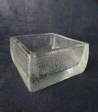 Pavé de verre moulé cendrier vide poche Design Dlg Lumax Perriand Le Corbusier