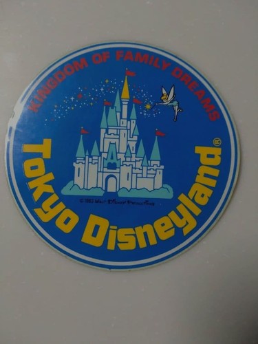Autocollant tokyo disneyland - autocollant,