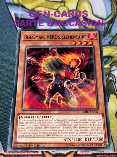 Carte blazeman heros - yu,