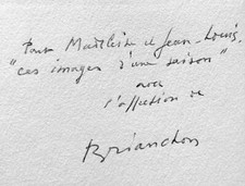 EO 1962 ENVOI 1/50 HC MAURICE BRIANCHON Carnet du périgord (ex de J-L Barrault)