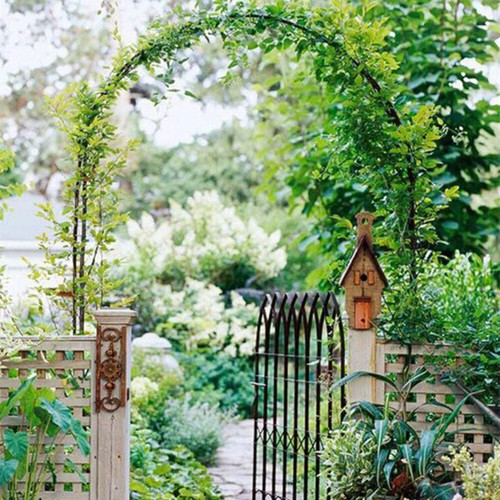 Arc rose métal porte - arc,