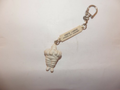 Porte clé figurine bibendum - figurine,