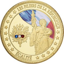 France, Médaille, Les Piliers