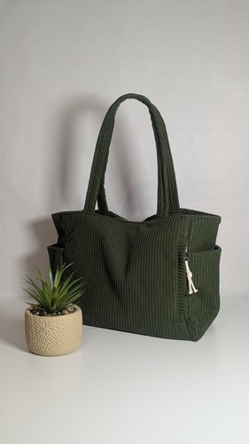 Sac femme velours côtelé - sac,