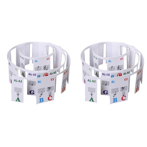 Autocollants pour clavier - 2x,