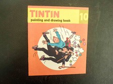 HERGE Tintin album à colorier