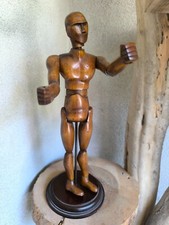 Ancien mannequin d’artiste articulé en bois