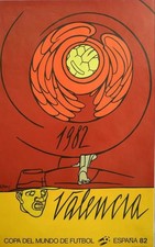 ADAMI - 1982  -  Coupe du Monde  -  Espana 82  -  Affiche Originale - Valencia