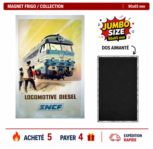 Magnet frigo train - frigo,