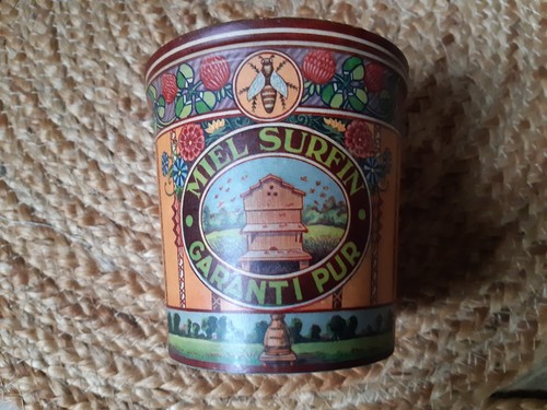 Ancien pot miel - ancien, carton