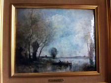 Tableau en cuivre martelé