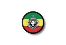 Patch ecusson brode imprime thermocollant rasta reggae rastafari judah afrique
