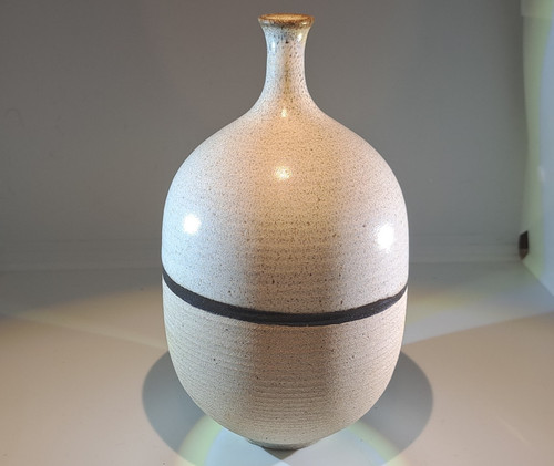 Vase grès emaillé - vase, en
