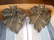 2 SUPPORTS D'APPLIQUES FEUILLE