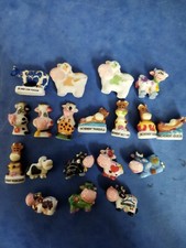 lot 19 fèves Thème Vache