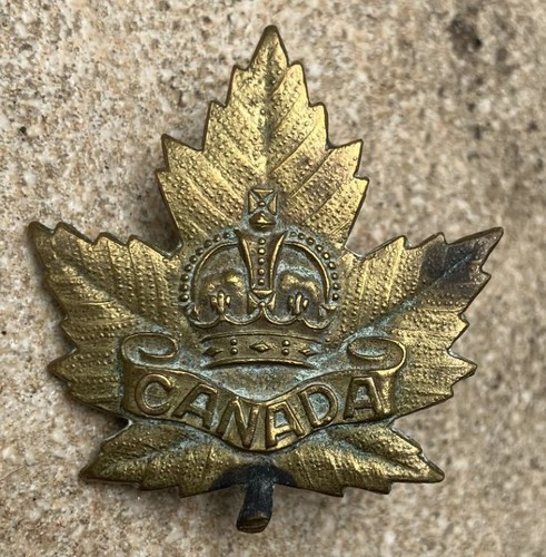 Cap badge canada ww1 variante - cap,