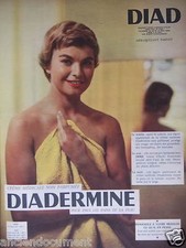 PUBLICITÉ 1955 DIADERMINE CRÈME MÉDICALE NON PARFUMÉE POUR LA PEAU - ADVERTISING