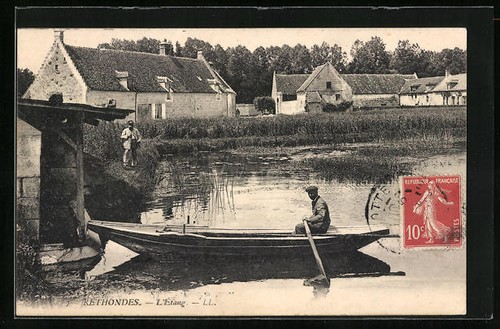 Cpa rethondes etang - rethondes,,
