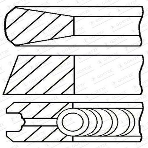 Goetze engine segments - segments, de