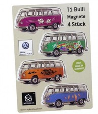 lot de 4 magnets VW combi T1