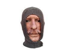 Cagoule hiver grise en laine