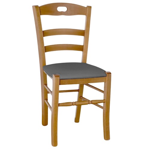 Chaise bois loris noyer claire - chaise,
