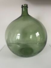 Dame Jeanne ancienne, verre soufflé , bullé  22 l