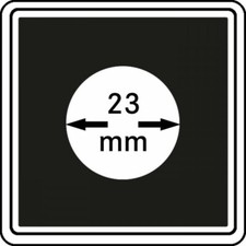 4 Lindner 2240023 Coin carree 23 MM Pour 20 Or Mark 1 Chf