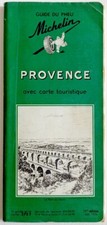 Guide vert Michelin Provence 1956 avec sa carte en très bon état