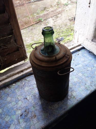 Bouteille militaire ancien - bouteille,