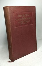 History of the communist party